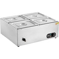 Commercial Electric Bain Marie Food Warmer 4x12Qt Buffet