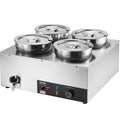 Commercial Soup Warmer 4x7.4Qt Pot Kettle Station Catering