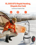 Propane Tank Top Heater 15000 BTU Portable Infrared Gas Outdoor