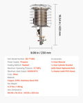 Propane Tank Top Heater 42000 BTU Infrared Radiant Gas Outdoor
