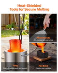 Propane Melting Furnace Kit 8KG Gold Silver Copper Aluminium