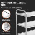 3-Tier Rolling Utility Cart 37.5