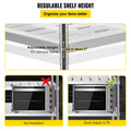 Garage Shelf 4-Tier 150x45x155cm Stainless Steel Heavy Duty