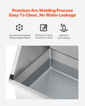 Stainless Steel Dog Washing Station 86.4cm Pet Grooming Tub Bath Sink