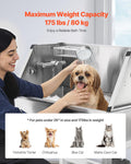Stainless Steel Dog Washing Station 86.4cm Pet Grooming Tub Bath Sink