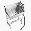 Stainless Steel Dog Washing Station 86.4cm Pet Grooming Tub Bath Sink