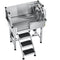 Dog Washing Station 86.4cm Stainless Steel Pet Grooming Tub
