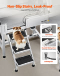 Dog Washing Station 86.4cm Stainless Steel Pet Grooming Tub