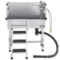 Dog Washing Station 86.4cm Stainless Steel Pet Grooming Tub