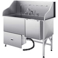 Cefito 155cm Dog Grooming Bath Tub Stainless Steel Ramp