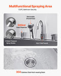 Cefito 155cm Dog Grooming Bath Tub Stainless Steel Ramp