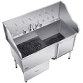 Cefito 155cm Dog Grooming Bath Tub Stainless Steel Ramp