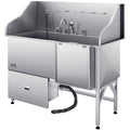 Cefito 155cm Dog Grooming Bath Tub Stainless Steel Ramp