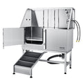 Artiss Dog Bathing Station 1.57M Stainless Steel Grooming Tub Ramp
