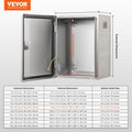 304 Stainless Steel Electrical Box 40x30x15cm IP66 Waterproof