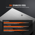 304 Stainless Steel Electrical Box 50x40x20cm IP66 Waterproof