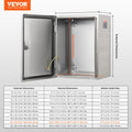 304 Stainless Steel Electrical Box 50x40x20cm IP66 Waterproof