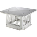 Chimney Cap 304.8x304.8mm 304 Stainless Steel Fireplace Cover