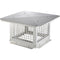 Chimney Cap 304.8x304.8mm 304 Stainless Steel Fireplace Cover