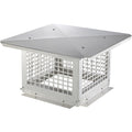 Chimney Cap 304.8x304.8mm 304 Stainless Steel Fireplace Cover