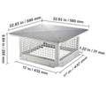 Chimney Cap 17” x 17” 304Stainless Steel Fireplace Flue Caps Cover Mesh