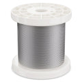 Wire Rope Kit 1.59mm 100.6m 304 Stainless Steel 2KN 7x7 Strands