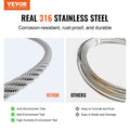 Wire Rope 3.18mm 305m 316 Stainless Steel 7x7 7.1KN Breaking