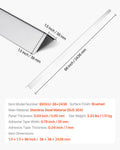 304 Stainless Steel Corner Guard 38x38x2436mm 10 Pack
