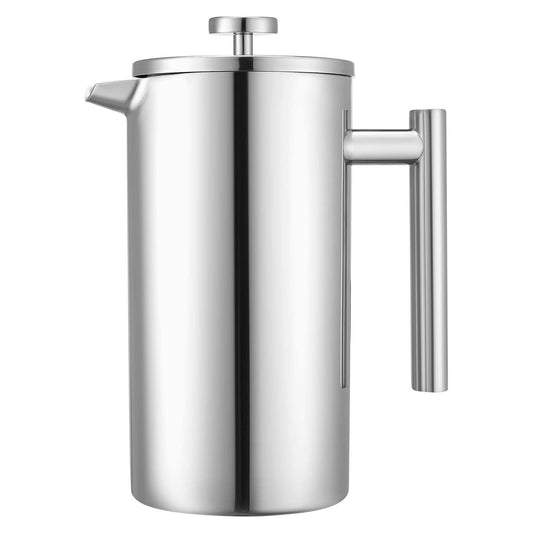 French Press 1.5L Stainless Steel Double Wall Coffee Maker Tea