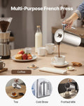 French Press 1.5L Stainless Steel Double Wall Coffee Maker Tea