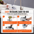 Stainless Steel Salad Spinner 4.5L One-Handed Press Vegetable