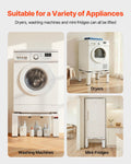 Laundry Pedestal 305mm Height 544kg Capacity Universal Washer Dryer Stand