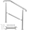 Stainless Steel 3 Step Railing 220lb Adjustable Stair Handrail Indoor