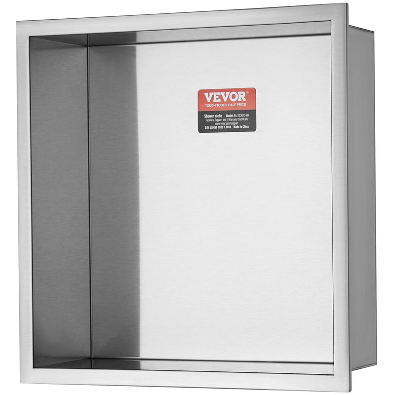 Cefito 33cm Stainless Steel Shower Niche Double Shelf Recessed Waterproof