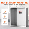 Cefito 33cm Stainless Steel Shower Niche Double Shelf Recessed Waterproof