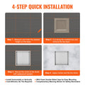 Cefito 33cm Stainless Steel Shower Niche Double Shelf Recessed Waterproof