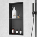 Cefito 33x63.5cm Shower Niche 304 Stainless Steel Recessed Double