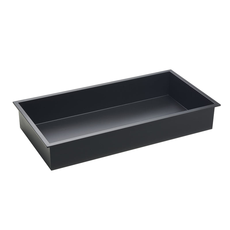 Shower Niche, 33.0 x 63.5 x 10.2 cm Recessed Wall Niche, Heavy-duty Stainless Steel Modern Soap & Shampoo Storage Organizer, Sealed Waterproof, Durable & Easy to Install, Black for Bathroom