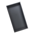 Shower Niche 33x63.5x10.2cm Recessed Stainless Steel Black Waterproof