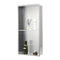 Shower Niche 33x63.5x10.2cm Recessed Stainless Steel Shampoo Storage