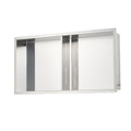 Shower Niche 33x63.5x10.2cm Recessed Stainless Steel Shampoo Storage