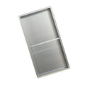 Shower Niche 33x63.5x10.2cm Recessed Stainless Steel Shampoo Storage