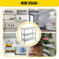 Stainless Steel Prep Table 1520x450x855mm 2 Shelf Commercial