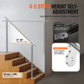 Stainless Steel Handrail 150cm Outdoor Steps Stair Rail Kit