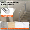 Stainless Steel Handrail 180cm Outdoor Steps Stair Rail Kit
