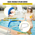 VEVOR Pool Railing 30x22 304 Stainless Steel 250LBS Handrail Silver