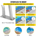 VEVOR Pool Railing 30x22 304 Stainless Steel 250LBS Handrail Silver