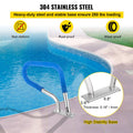 Pool Rail 32x23cm 304 Stainless Steel 250kg Load Handrail Silver