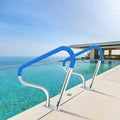 Pool Handrail 39x32cm Stainless Steel 250KG Load Rustproof Silver