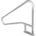 Pool Railing 54x36cm 304 Stainless Steel 250kg Handrail Silver